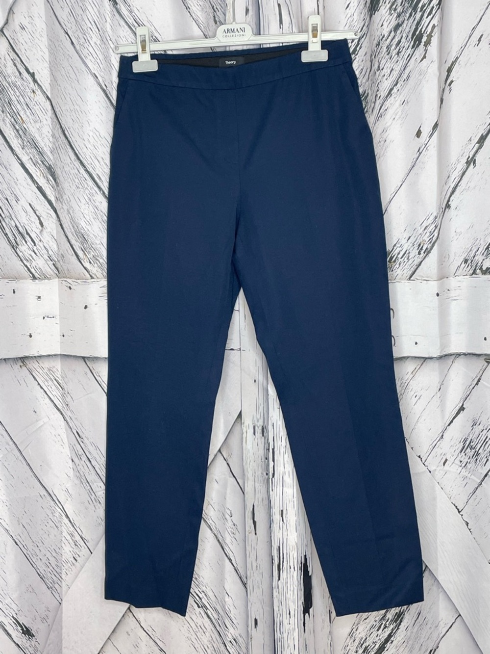 Theory Thaniel Bistretch 2 Pull On Pants Navy 6